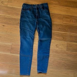 Everlane high-rise stretch skinny jeans